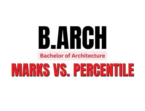 B Arch Marks vs. Percentile: What You Need to Know for Admission